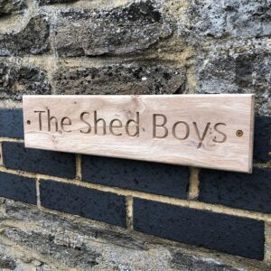Rectangular Wooden Garden Room, Shed & Stable Sign